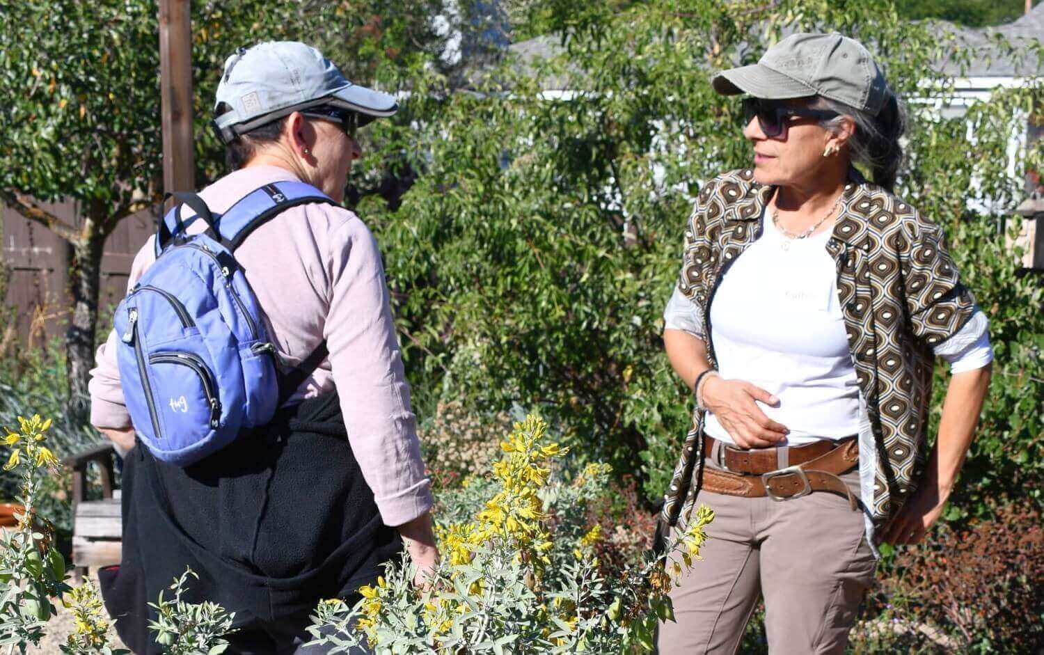 Gulten and guest at Home Ground Habitats Fall Harvest Event
